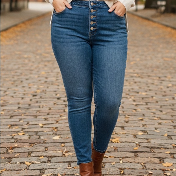 Classic Blue Denim Jeans - Picture 1 of 6